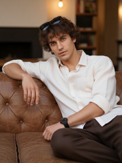 pehanoge ivory mist linen shirt | collector's edition linen collection