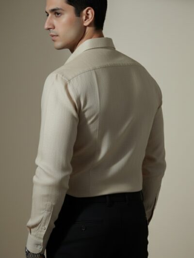 pehanoge taupe linen shirt | collector's edition linen collection