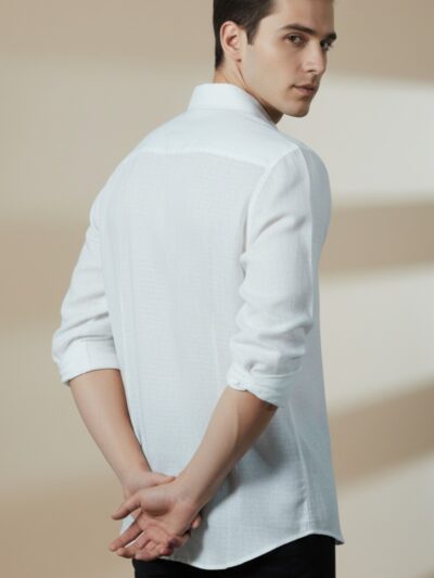 pehanoge winter white linen shirt | collector's edition linen collection