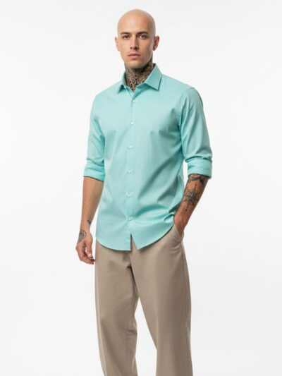 ocean eyes giza cotton shirt | signature monochrome collection | pehanoge